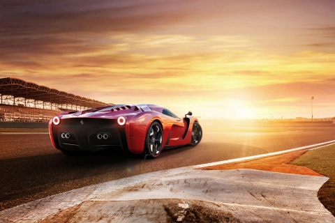 Screenshot №1 pro téma Ferrari 458 Concept 480x320