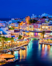 Crete - Agios Nikolaos wallpaper 176x220