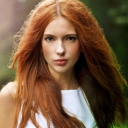 Beautiful Redhead Girl wallpaper 128x128