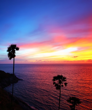 Purple Sunset - Obrázkek zdarma pro Nokia Asha 306
