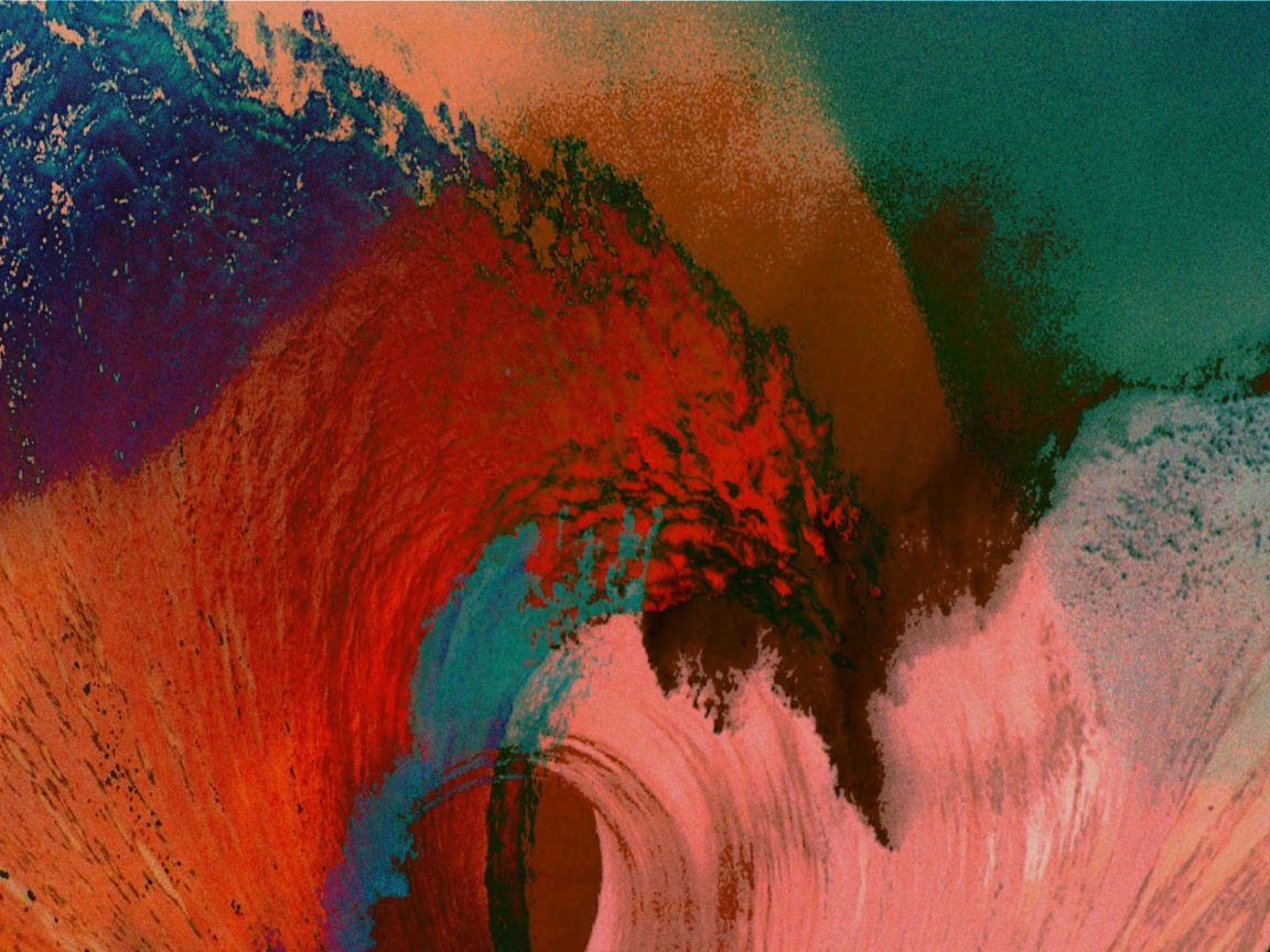 Colorful Waves wallpaper 1152x864
