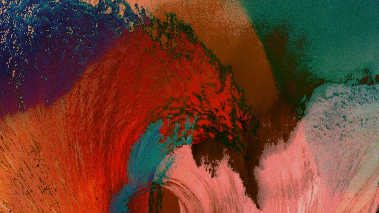 Das Colorful Waves Wallpaper 1280x720