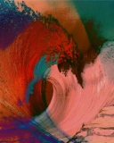 Обои Colorful Waves 128x160