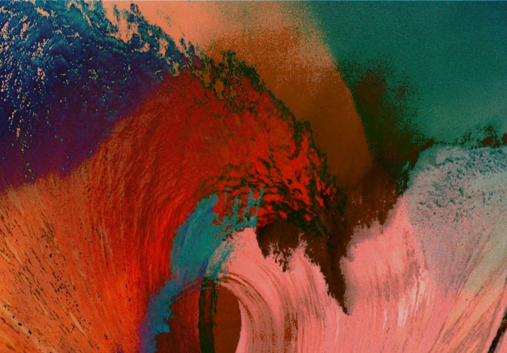 Das Colorful Waves Wallpaper