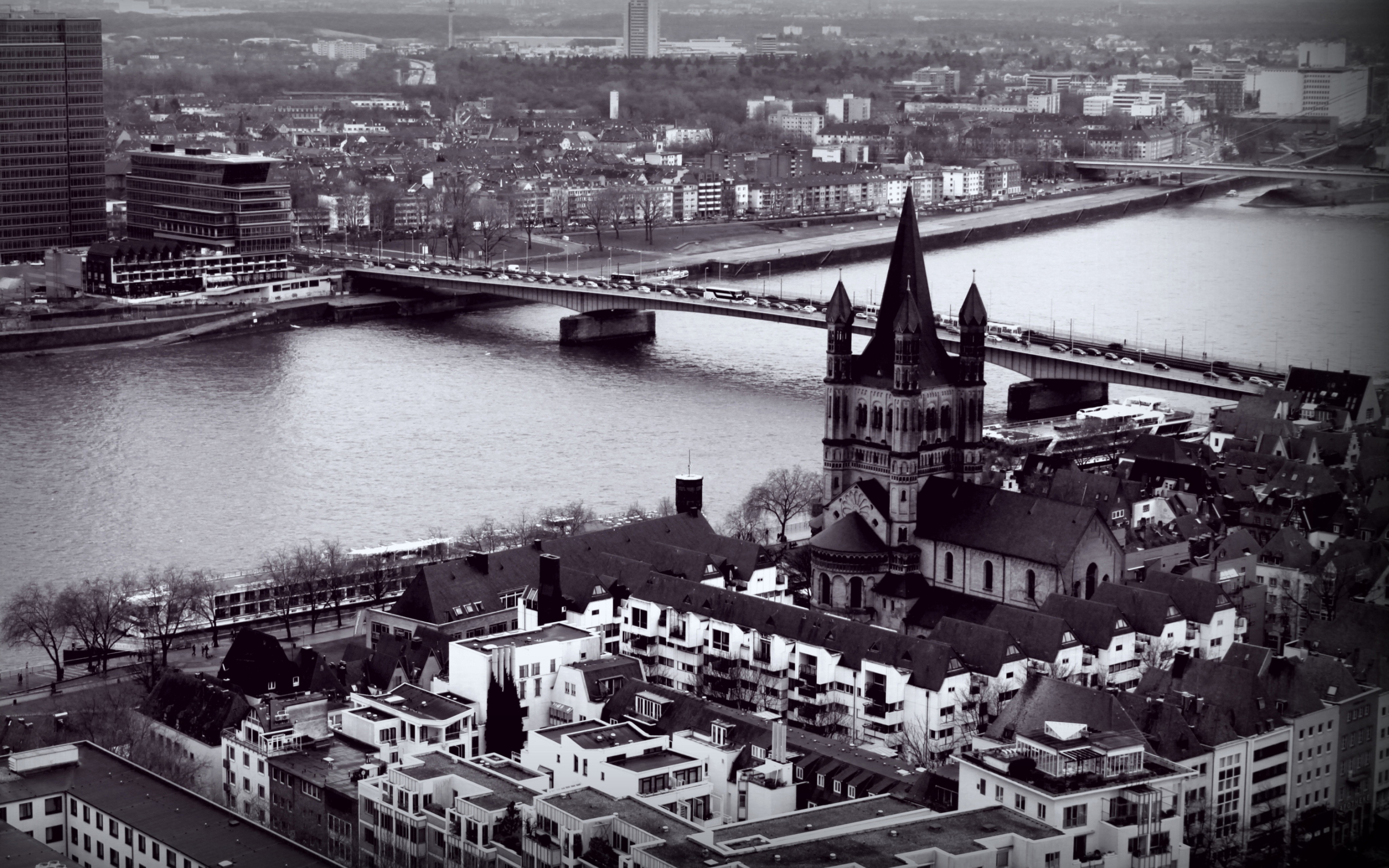 Koln View wallpaper 2560x1600