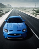 Screenshot №1 pro téma Blue Jaguar Xk R 2012 128x160