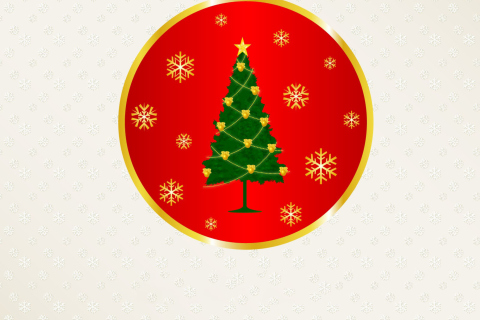 Das Merry Christmas 2012 Wallpaper 480x320