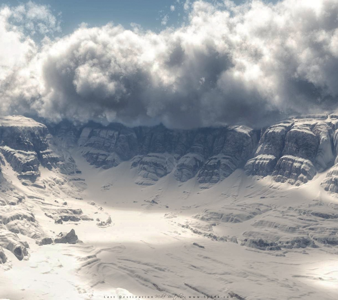 Das Snow Storm Wallpaper 1080x960