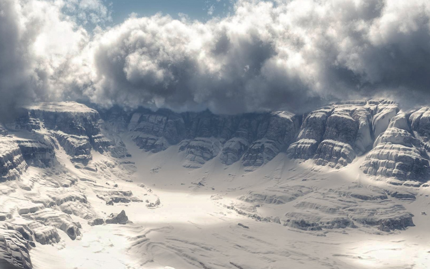 Snow Storm wallpaper 1440x900