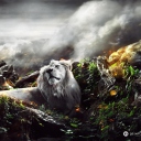 Lion Art wallpaper 128x128