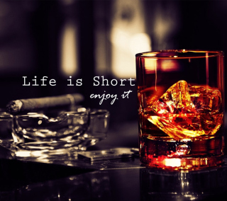 Life is short, so enjoy it - Obrázkek zdarma pro iPad 3