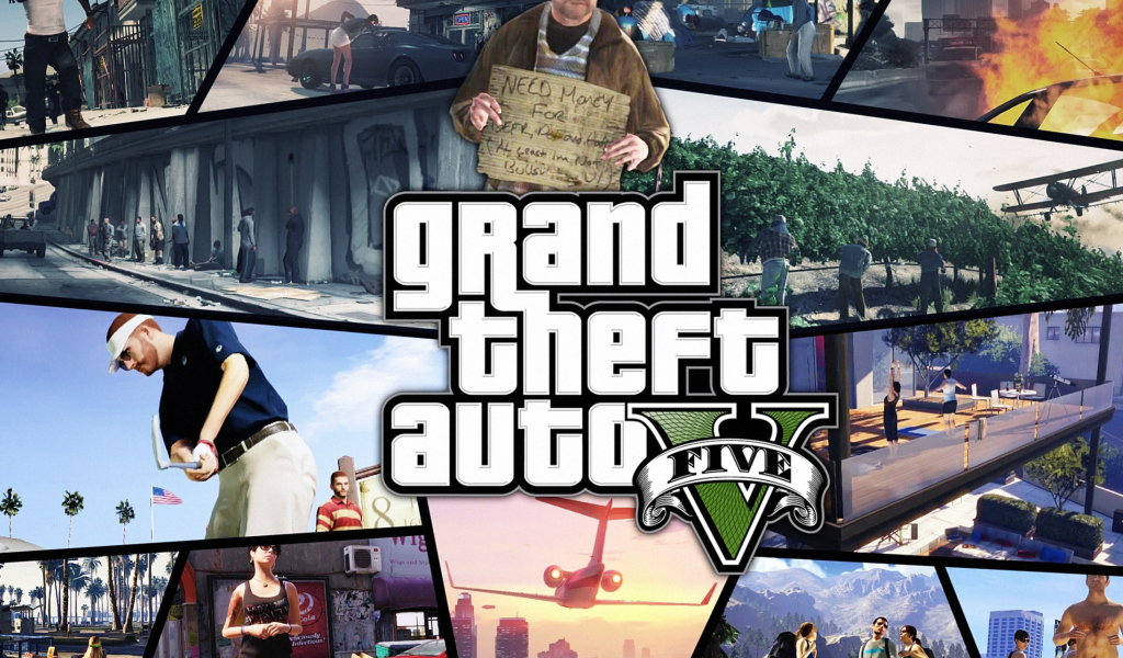 Das Grand Theft Auto 5 Wallpaper 1024x600