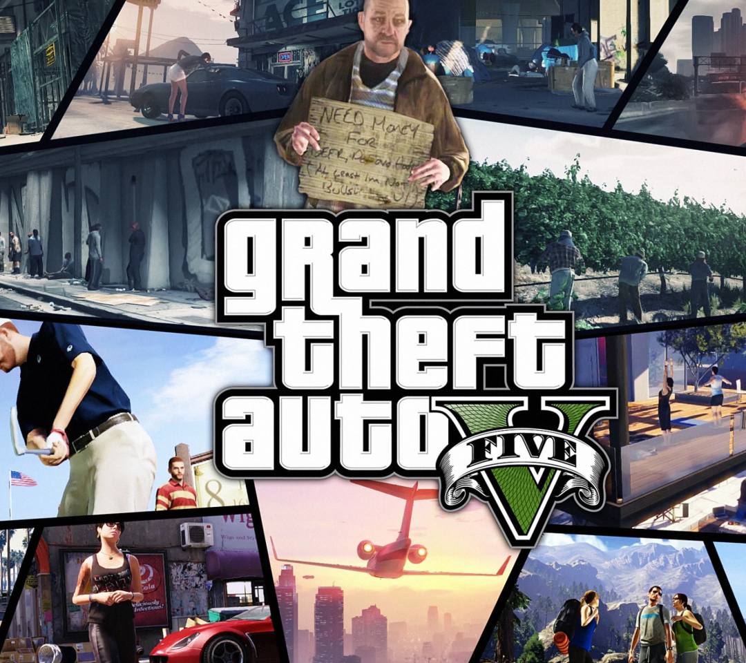 Das Grand Theft Auto 5 Wallpaper 1080x960