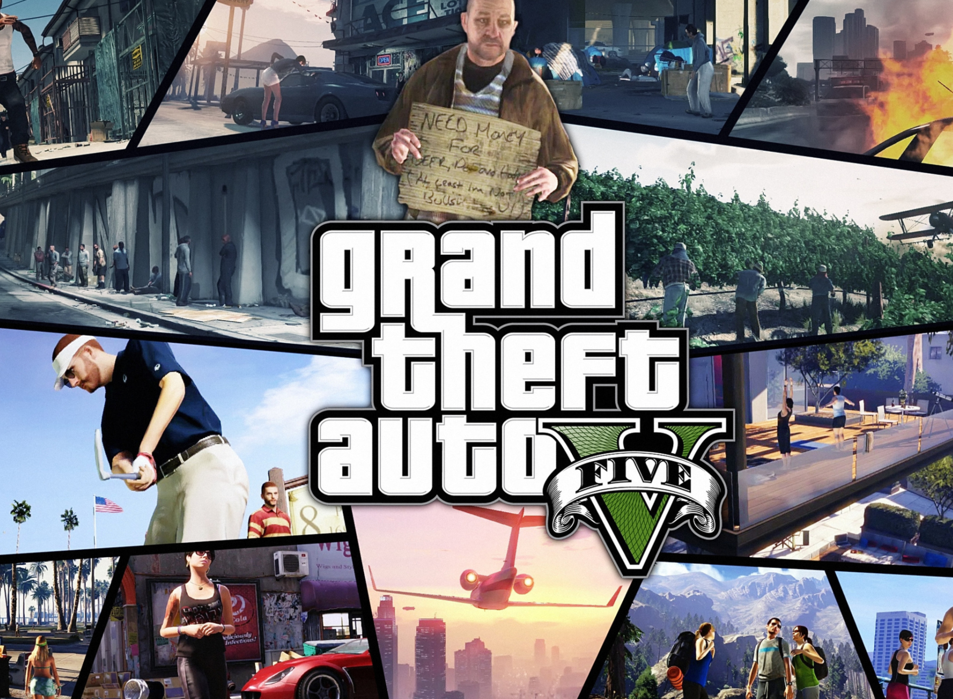 Grand Theft Auto 5 wallpaper 1920x1408