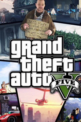 Das Grand Theft Auto 5 Wallpaper 320x480