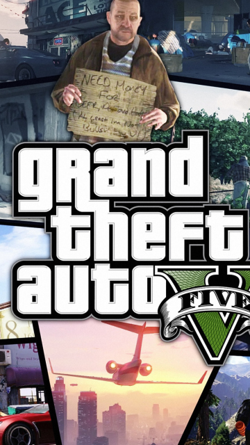 Fondo de pantalla Grand Theft Auto 5 360x640