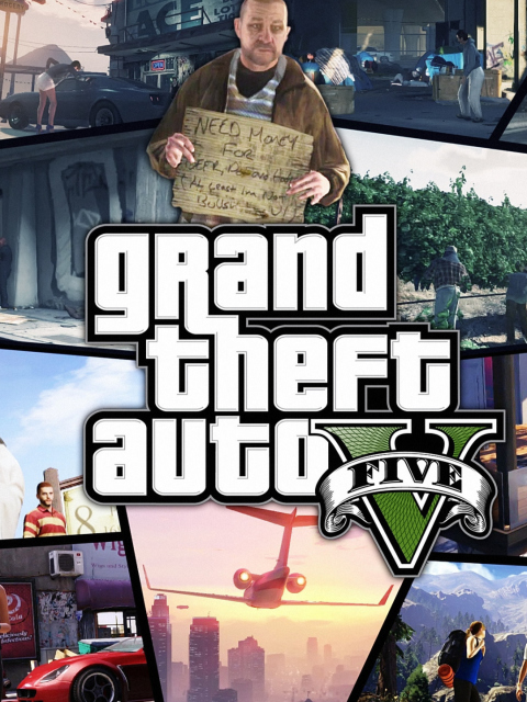 Обои Grand Theft Auto 5 480x640