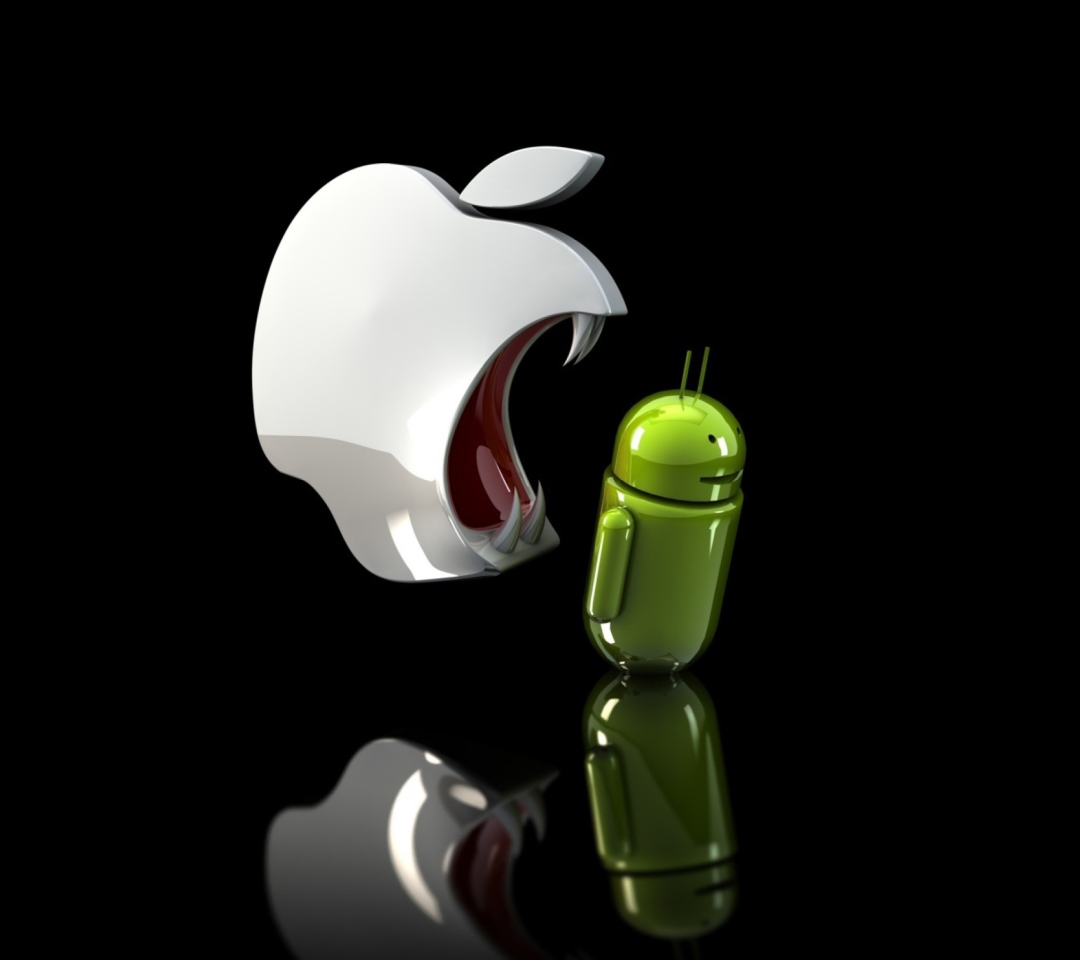 Apple Against Android wallpaper 1080x960