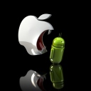 Обои Apple Against Android 128x128