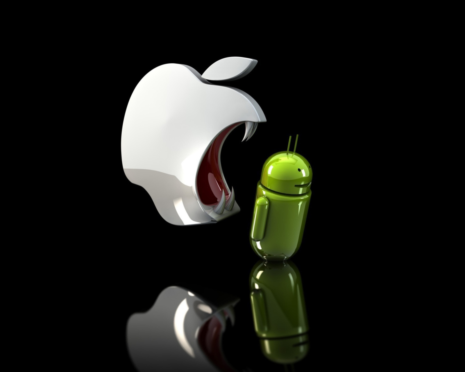 Fondo de pantalla Apple Against Android 1600x1280