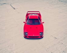 Red Ferrari F40 Top Angle screenshot #1 220x176