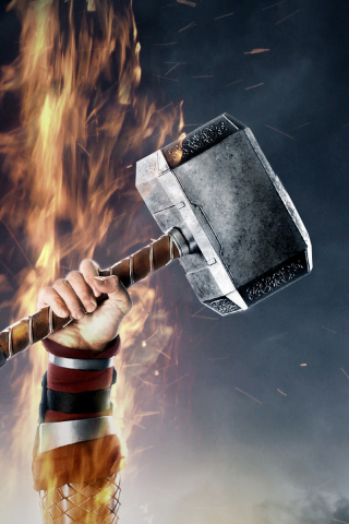 Das Thor 2, Chris Hemsworth Wallpaper 320x480