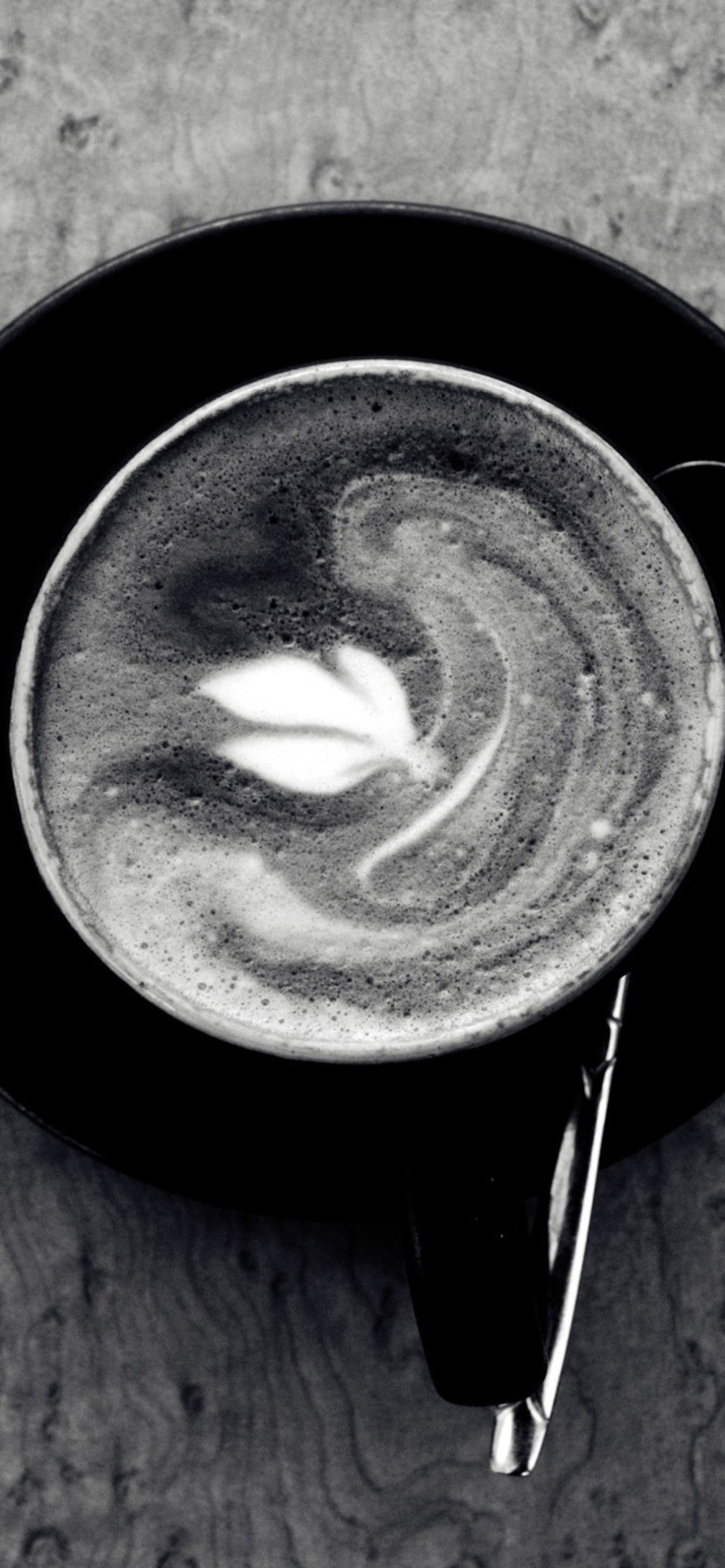 Black And White Coffee Cup screenshot #1 1170x2532