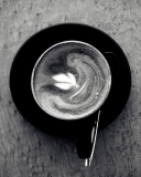 Black And White Coffee Cup wallpaper 128x160