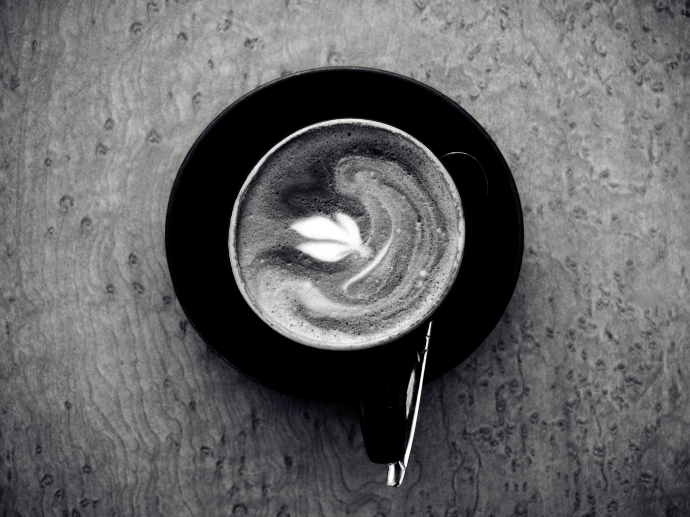 Screenshot №1 pro téma Black And White Coffee Cup 1400x1050