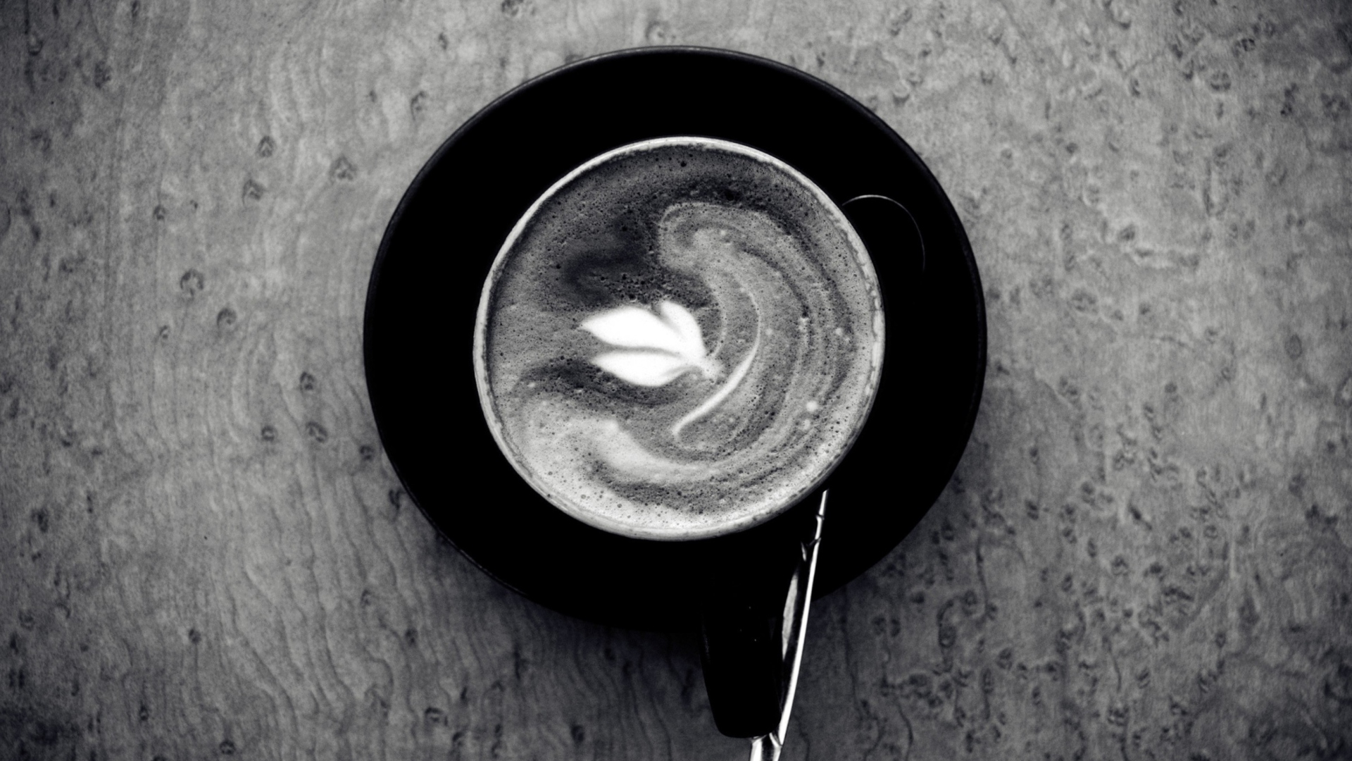Screenshot №1 pro téma Black And White Coffee Cup 1920x1080