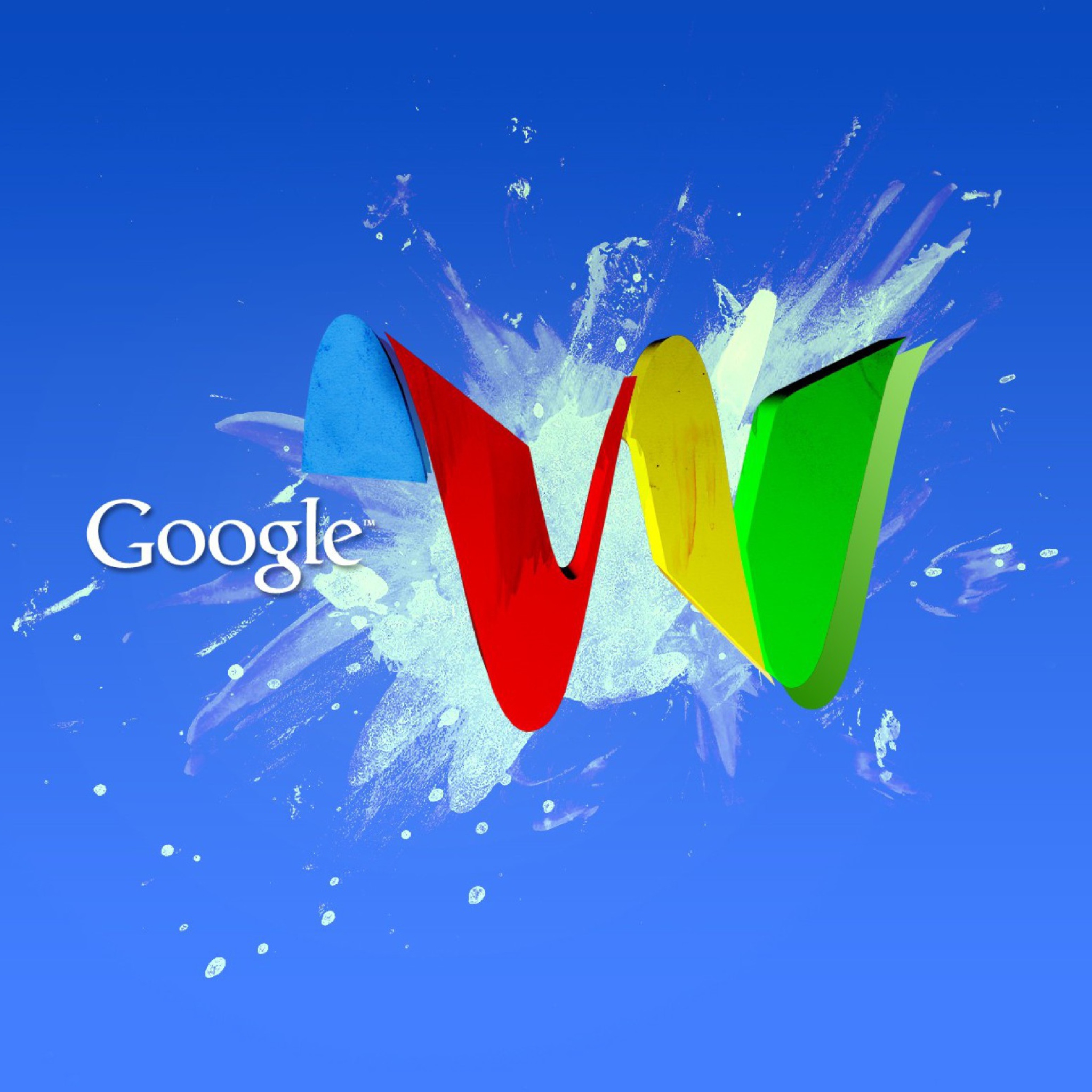 Das Google Logo Wallpaper 2048x2048