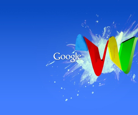 Google Logo wallpaper 480x400