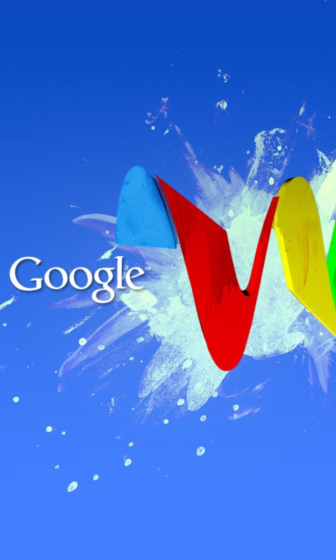 Google Logo wallpaper 480x800