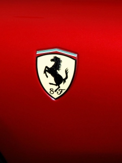 Fondo de pantalla Ferrari Logo 240x320