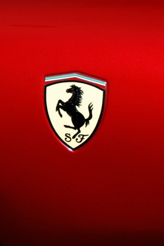 Обои Ferrari Logo 320x480