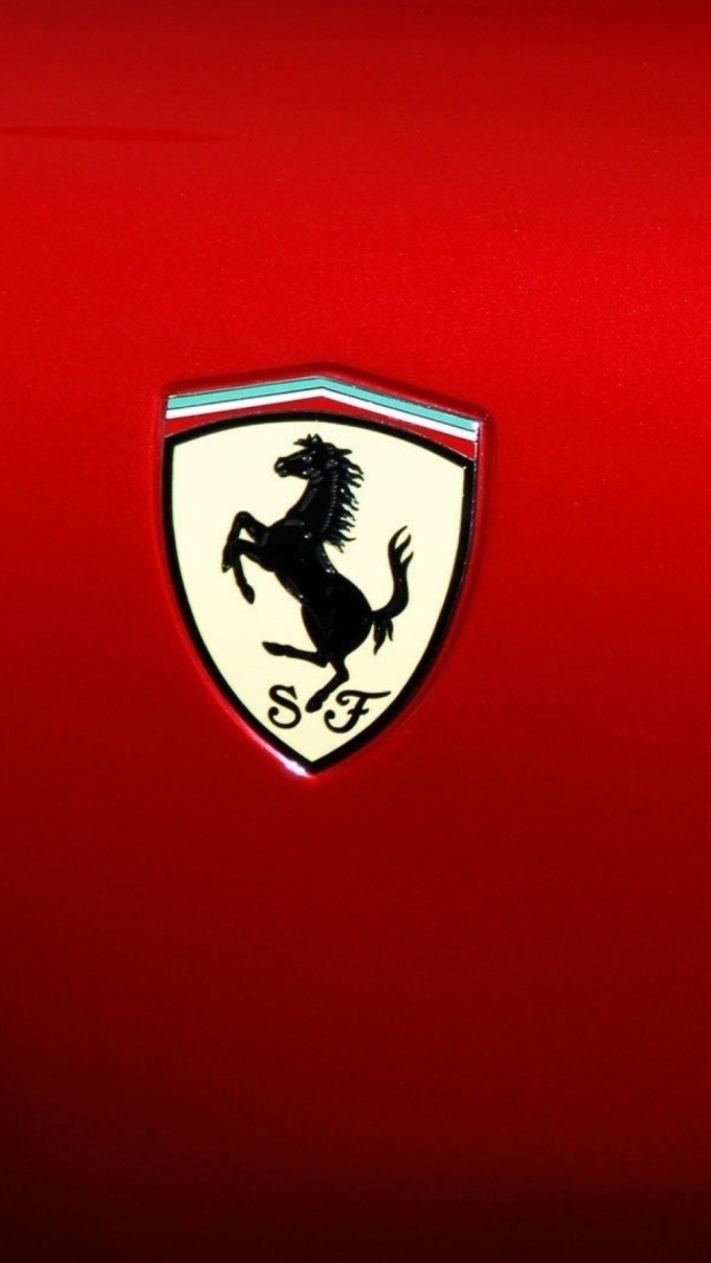 Ferrari Logo wallpaper 640x1136