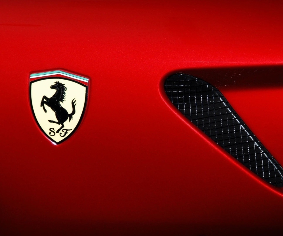 Обои Ferrari Logo 960x800