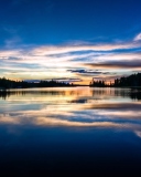 Das Private Dock Sunset Wallpaper 128x160