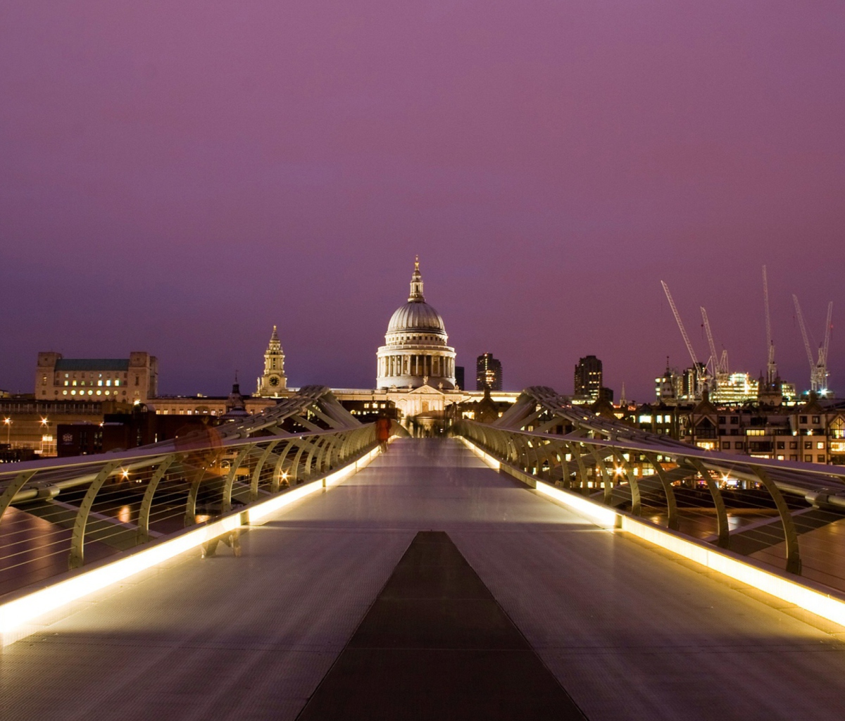 Screenshot №1 pro téma Millennium Bridge In Londonl 1200x1024