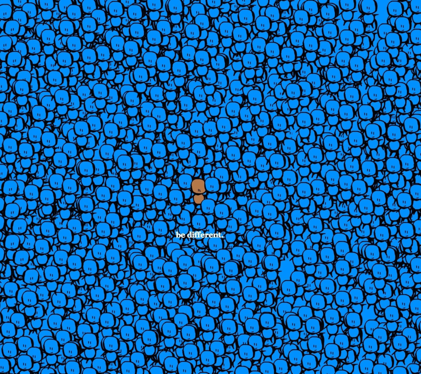 Be Different wallpaper 1440x1280