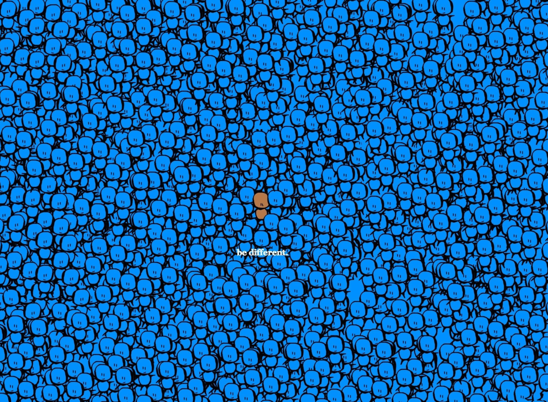 Be Different wallpaper 1920x1408