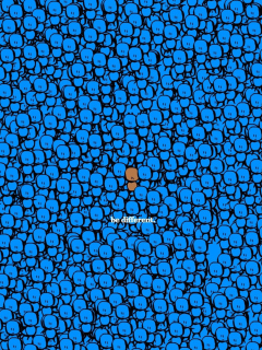 Be Different wallpaper 240x320