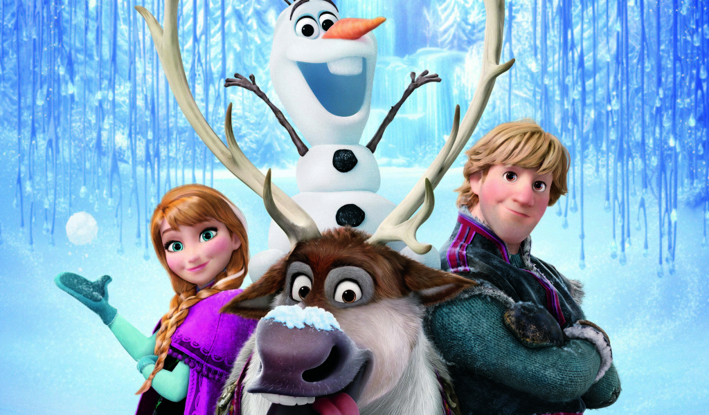Fondo de pantalla Frozen, Walt Disney 1024x600