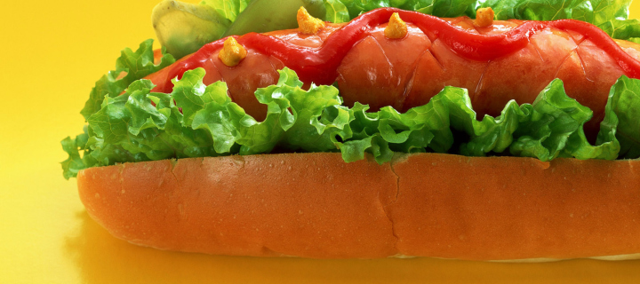 Das Delicious Hotdog Wallpaper 720x320