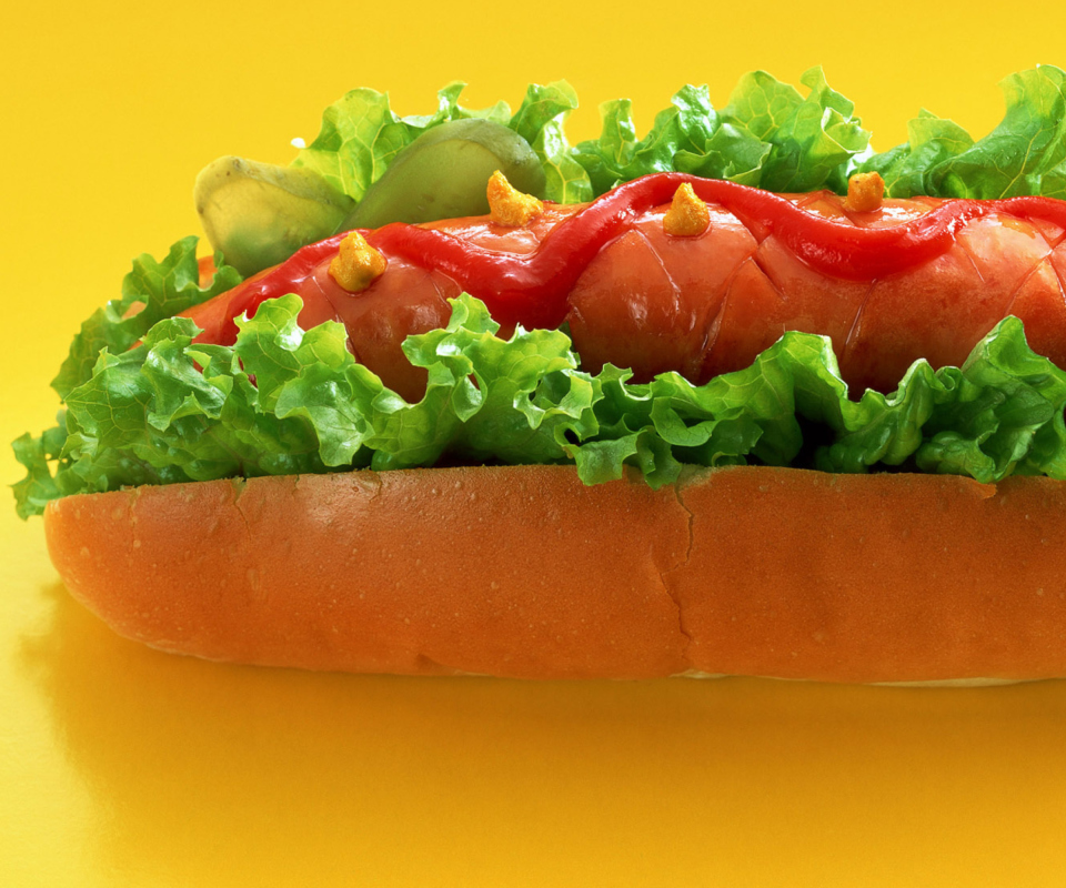 Обои Delicious Hotdog 960x800