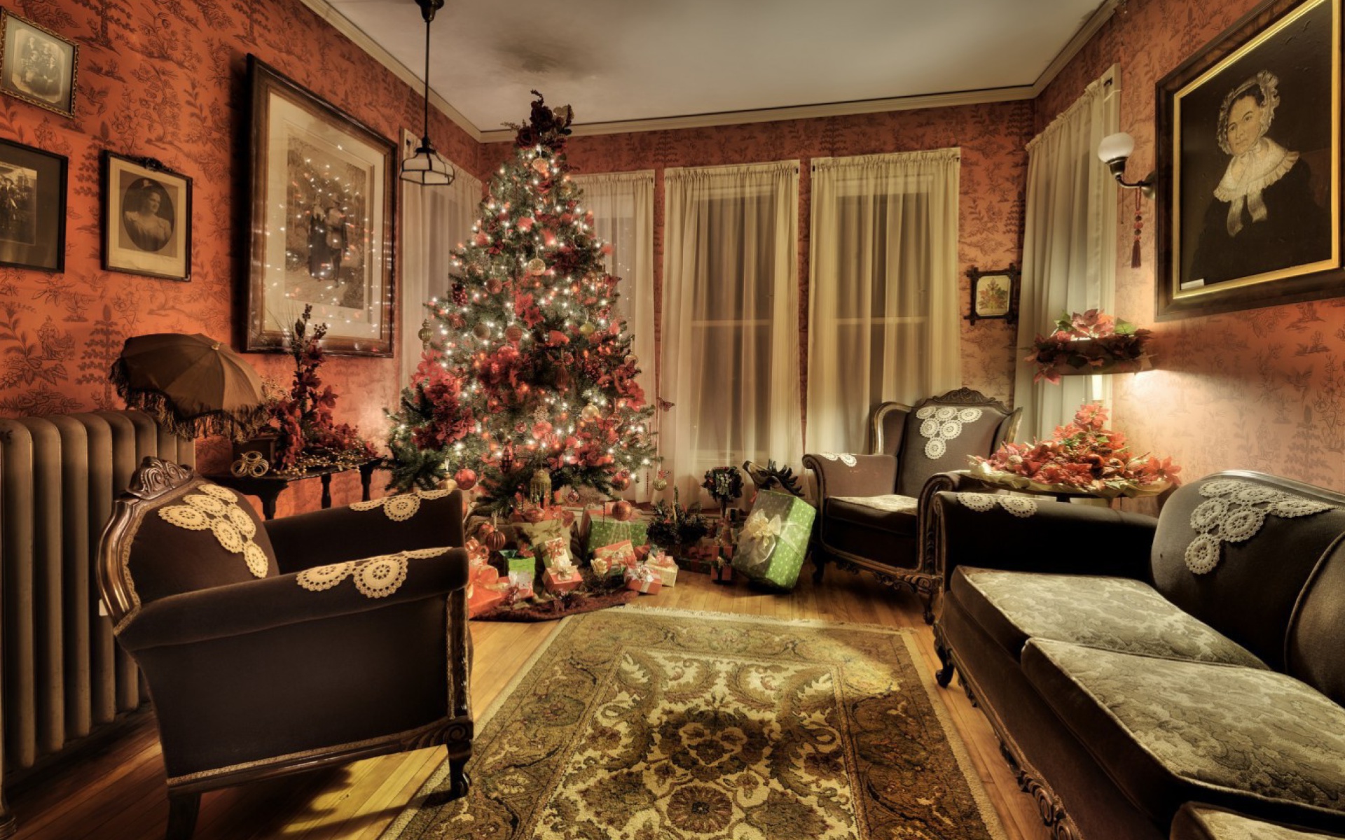 Screenshot №1 pro téma Christmas Interior Decorations 1920x1200