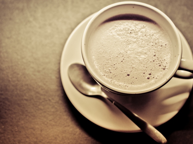 Das Morning Coffee Cup Wallpaper 640x480