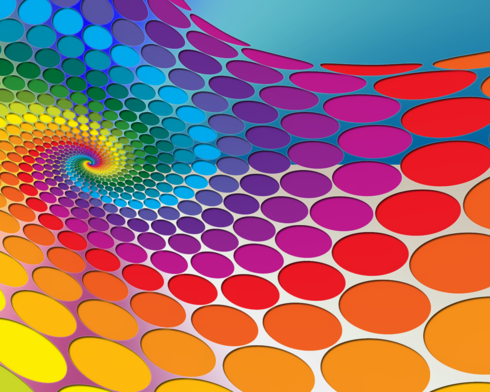 Das Colored Dots Wallpaper 1600x1280