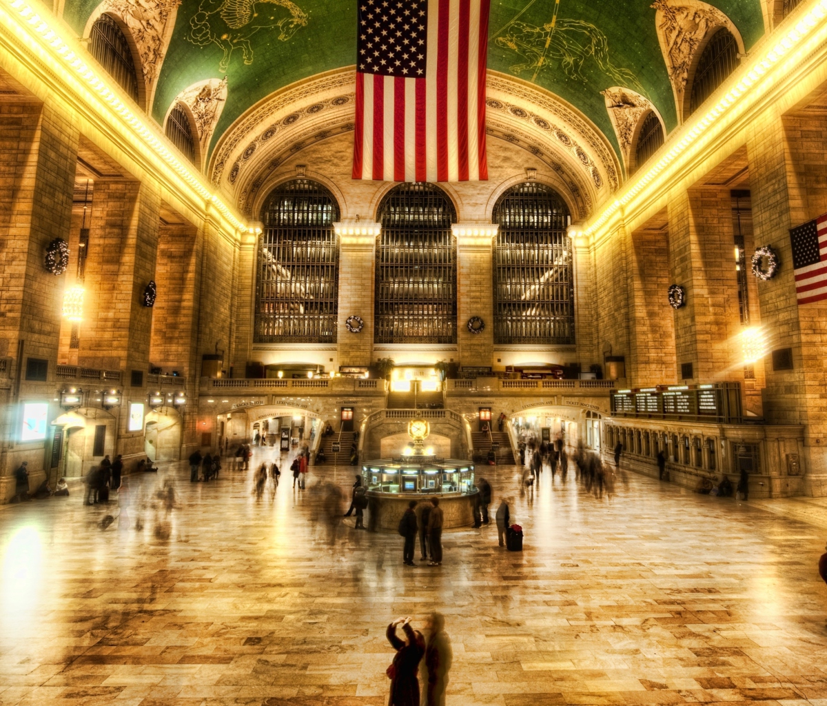 Fondo de pantalla New York, Grand Central 1200x1024