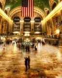 Fondo de pantalla New York, Grand Central 128x160